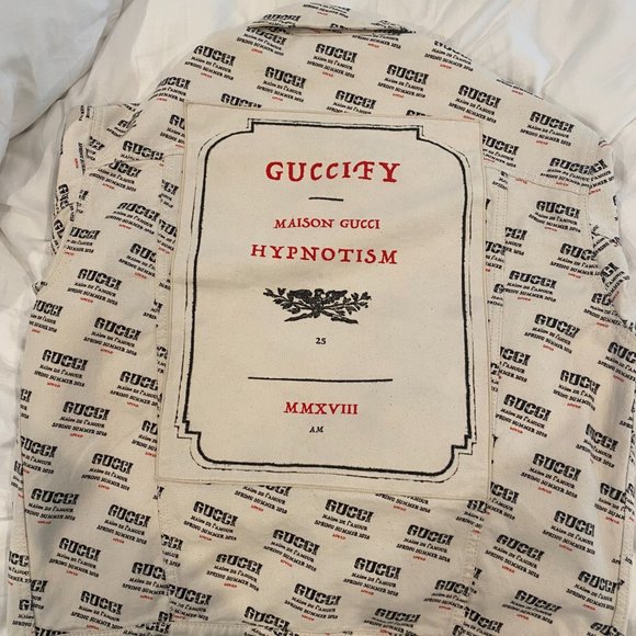 Gucci Stamp Denim Jacket